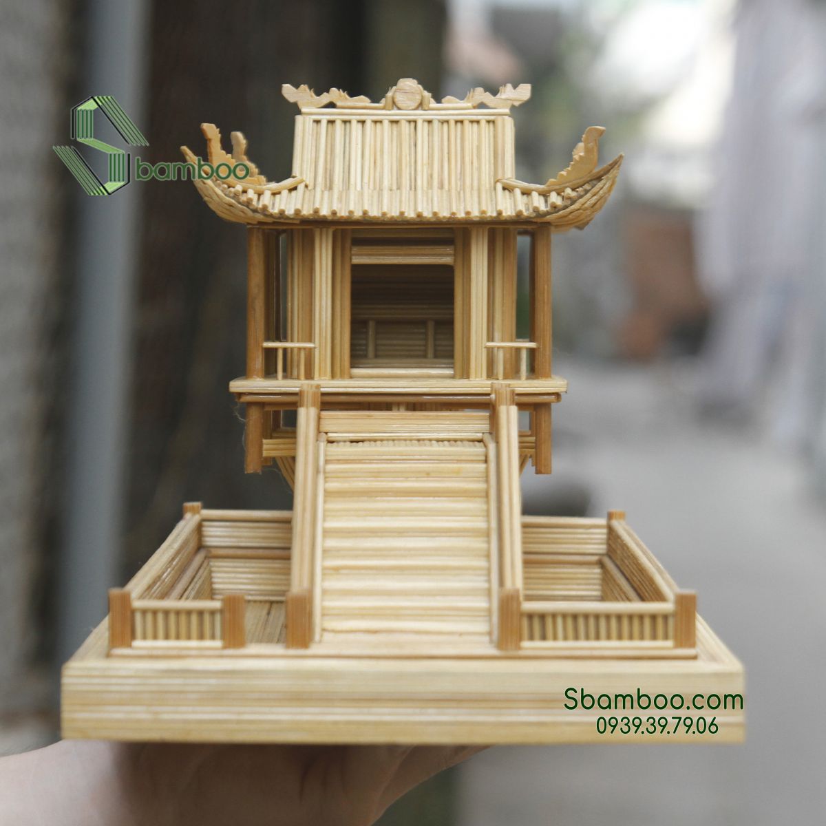 One Pillar Pagoda - Hanoi Model Sbamboo