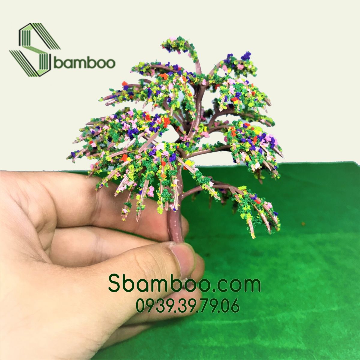 PLASTIC TREE PARK MODEL 03 SBAMBOO 10CM